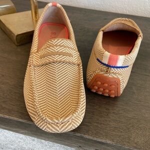 Rothy's  The Driver Tan Herringbone removeable insoles